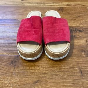 Via Spiga Garsella suede platform mules